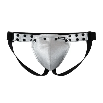 Faux Leather Seductive Jockstrap - Image 4