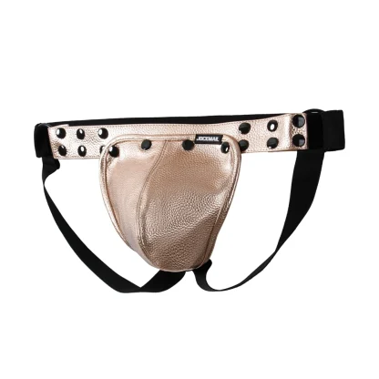 Faux Leather Seductive Jockstrap