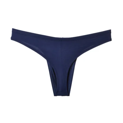 Low-rise Solid Color Thongs - Image 10