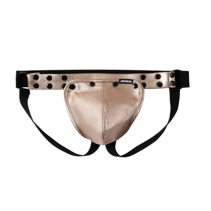 Faux Leather Seductive Jockstrap - Image 7