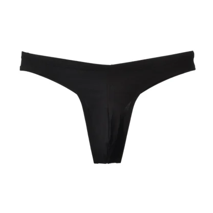 Low-rise Solid Color Thongs - Image 5