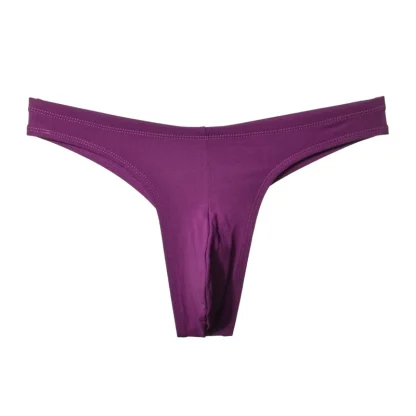 Low-rise Solid Color Thongs - Image 6