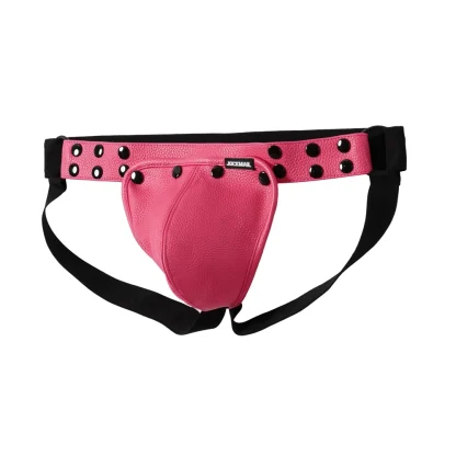 Faux Leather Seductive Jockstrap - Image 2